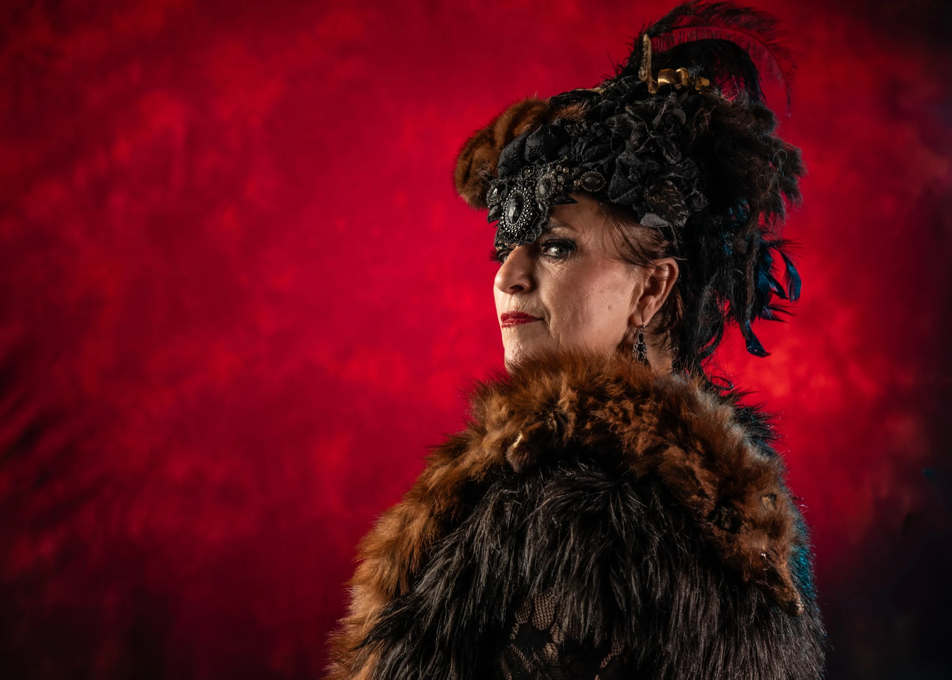 Conceptueel portret met rustige blik