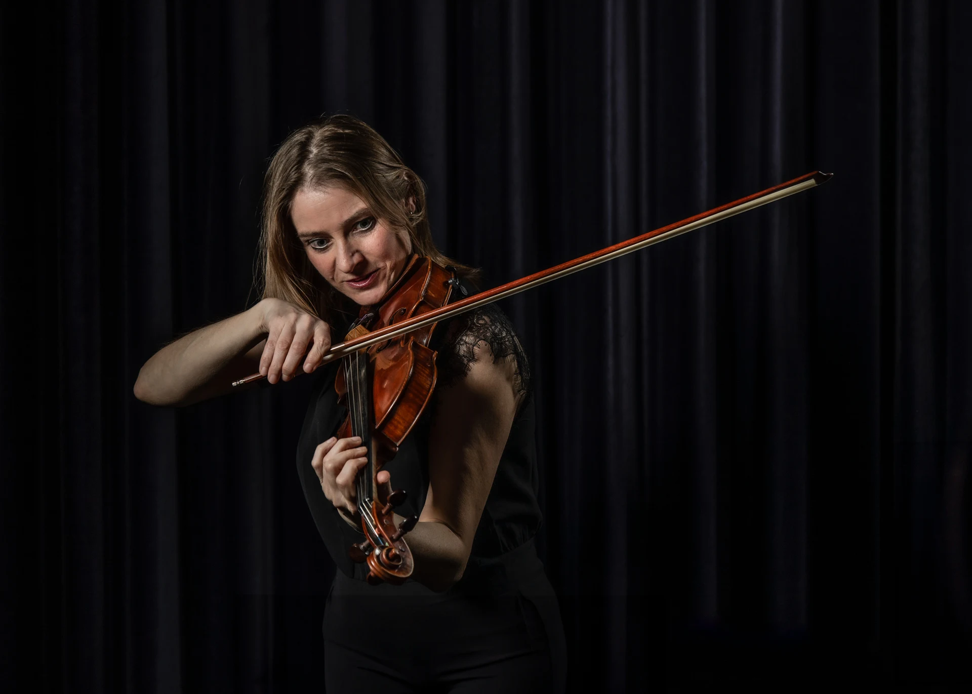 Fine-art portret met viool